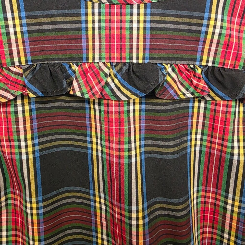 Talbots Men's Multi Blouse - Picture 4 of 5